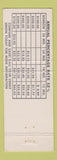 Matchbook Cover - Vandenberg Air Force Base CA