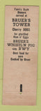 Matchbook Cover - Bruer's Whistl'n Pig Portland OR Coffee Shop #2