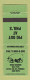 Matchbook Cover - Phil's BBQ Eureka MO