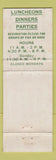 Matchbook Cover - Roehr House Restaurant Bucyrus OH WEAR