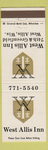 Matchbook Cover - West Allis Inn WI