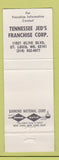 Matchbook Cover - Jed's BBQ Frontenac MO