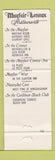 Matchbook Cover - Mayfair Lennox Hotel ST Louis MO