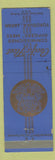 Matchbook Cover - Pacific Fleet Officers' Mess Yokosuka Japan WEAR
