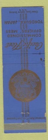 Matchbook Cover - Pacific Fleet Officers' Mess Yokosuka Japan WEAR