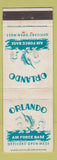 Matchbook Cover - Orlando Air Force Base Mess FL WEAR