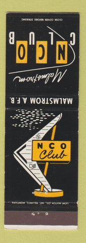 Matchbook Cover - NCO Club Malstrom Air Force Base