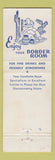 Matchbook Cover - Biggs Air Force Base Officers Mess TX STAINED