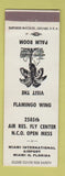 Matchbook Cover - 2585th Air Reserve Flying Center NCO Mess Miami FL