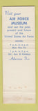 Matchbook Cover - Wright Patterson Officers Club Air Force Base