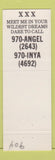 Matchbook Cover - 970 Fire Hot Talk girlie Phone Sex