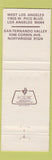Matchbook Cover - OSU Office Supply West Los Angeles CA WORN