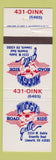 Matchbook Cover - Hoggy's Road Side Grill Linworth OH