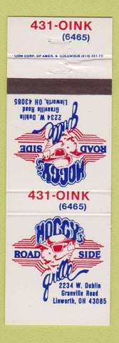 Matchbook Cover - Hoggy's Road Side Grill Linworth OH