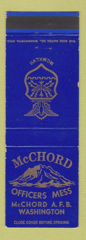 Matchbook Cover - McChord Officers Mess Air Force Base WA