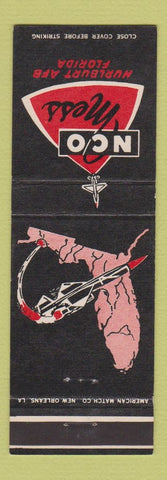 Matchbook Cover - NCO Mess Nurlburt Air Force Base FL