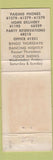 Matchbook Cover - Kadena Officers' Open Mess Okinawa Japan WORN