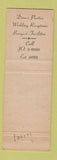 Matchbook Cover - NCO Open Mess Washington DC BAFB