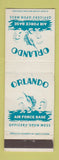 Matchbook Cover - Orlando Air Force Base Mess FL WEAR