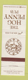 Matchbook Cover - Hog Penny Pub Hamilton Bermuda