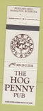 Matchbook Cover - Hog Penn Pub Hamilton Bermuda