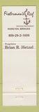 Matchbook Cover - Hog Penn Pub Hamilton Bermuda