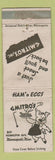 Matchbook Cover - Gmitro's Minneapolis MN WORN pig