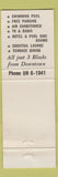 Matchbook Cover - Kentwood Arms Motor Hotel Springfield MO