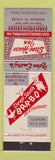 Matchbook Cover - Stone House Inn Restaurant Langley Park MD pig