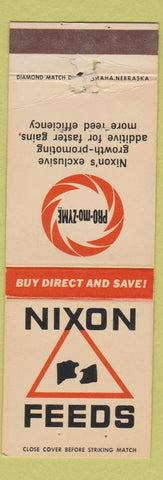 Matchbook Cover - Nixon Feeds WORN