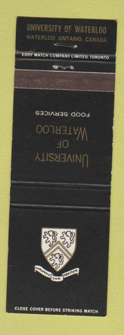 Matchbook Cover - University of Waterloo ON
