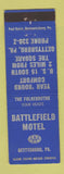Matchbook Cover - Battlefield Motel Gettysburg PA