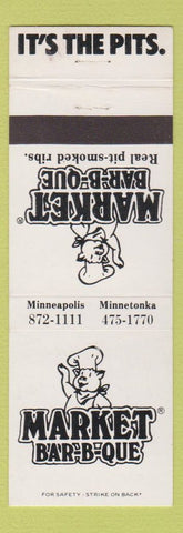 Matchbook Cover - Market BBQ Minneapolis MN Minnetonka