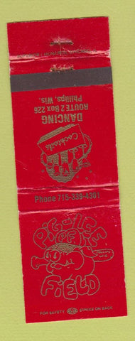 Matchbook Cover - Pig Lee PF Field Phillips WI WORN