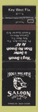 Matchbook Cover - Hog's Breath Saloon Key West FL