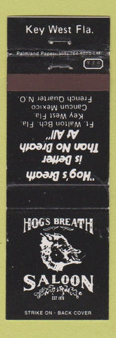 Matchbook Cover - Hog's Breath Saloon Key West FL