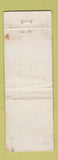 Matchbook Cover - 1957 Ford Val Mahoney Alma NE POOR