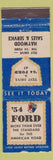Matchbook Cover - 1954 Ford Haywood Sales WEAR