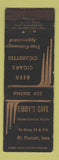Matchbook Cover - Libby's Cafe Mount Pleasant IA low phone #
