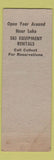 Matchbook Cover - Mardt's Chalet Big Bear Lake CA low phone #