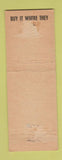 Matchbook Cover - Miller's TV Toulon IL low phone #