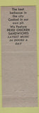 Matchbook Cover - Moonlight Inn New Orleans LA BBQ girlie deco