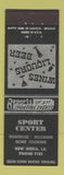 Matchbook Cover - Sport Center Billiards Dominoes New Iberia LA