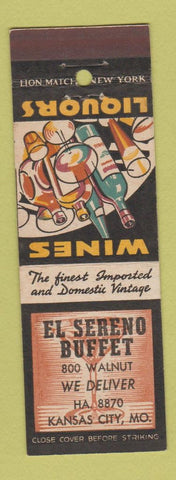 Matchbook Cover - El Sereno Buffet Kansas City MO
