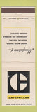 Matchbook Cover - Caterpillar Tractors