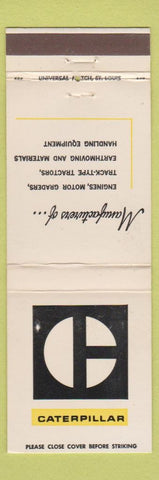Matchbook Cover - Caterpillar Tractors
