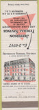 Matchbook Cover - Jefferson Federal Savings Washington DC