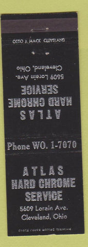 Matchbook Cover - Atlas Hard Chrome Service Cleveland OH