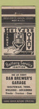 Matchbook Cover - Dan Brewer's Garage Ooltewah TN girlie