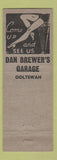 Matchbook Cover - Dan Brewer's Garage Ooltewah TN girlie